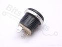 Chassisdeel 2,1x5,5mm voedings-stekker jack plug zwart